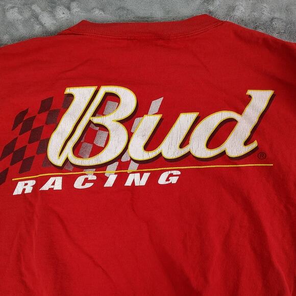 VTG Competitors View Dale Earnhardt Bud Racing streetwear long sleeve mens M - Picture 6 of 8